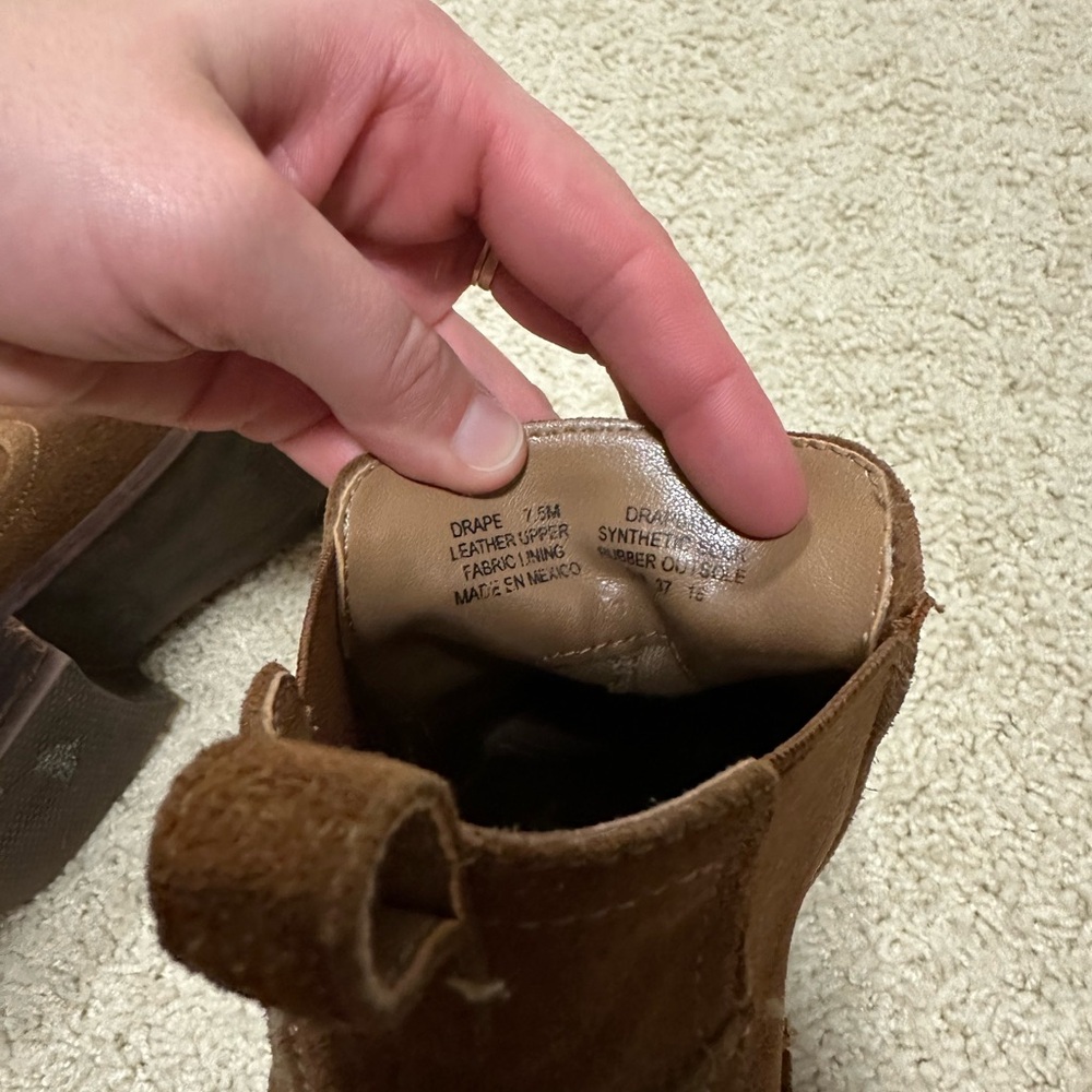 Steve Madden Brown Suede Ankle Boots - Picture 8 of 11